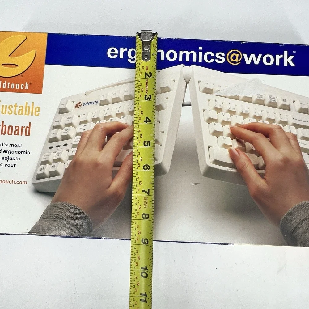 NIB Goldtouch Ergonomic Keyboard GTN-0033 Brand New